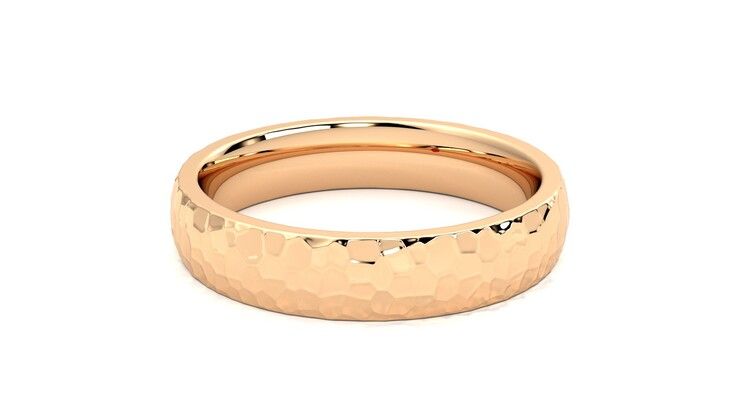 Taylor & Hart Oak Wedding Ring 360 degree image 11