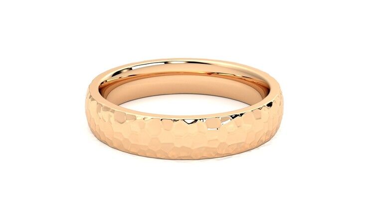 Taylor & Hart Oak Wedding Ring 360 degree image 12