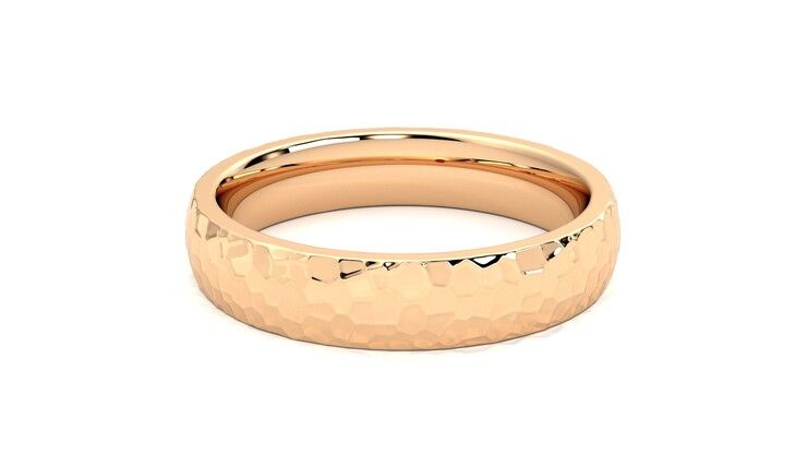 Taylor & Hart Oak Wedding Ring 360 degree image 13