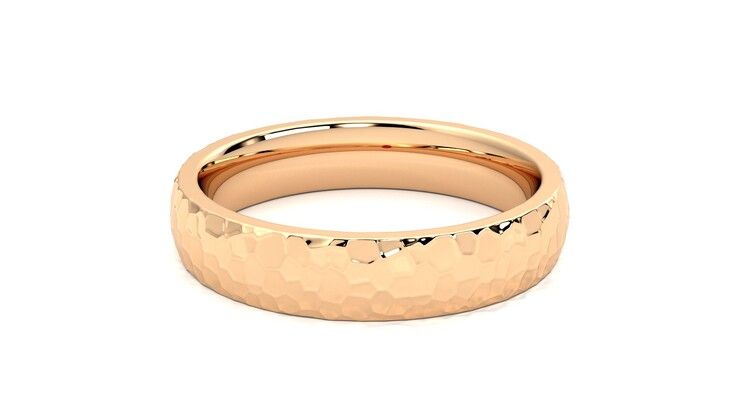 Taylor & Hart Oak Wedding Ring 360 degree image 14