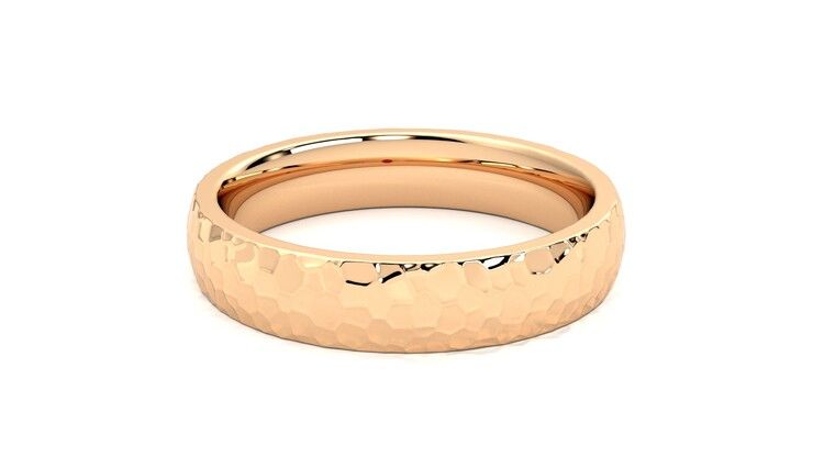 Taylor & Hart Oak Wedding Ring 360 degree image 16