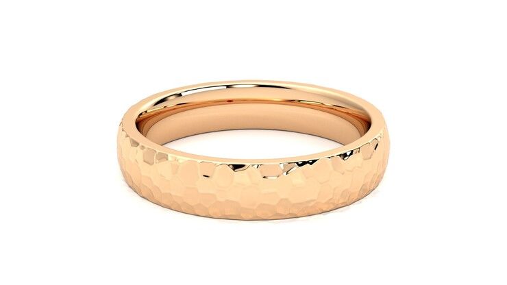 Taylor & Hart Oak Wedding Ring 360 degree image 17