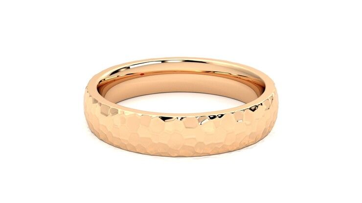 Taylor & Hart Oak Wedding Ring 360 degree image 20