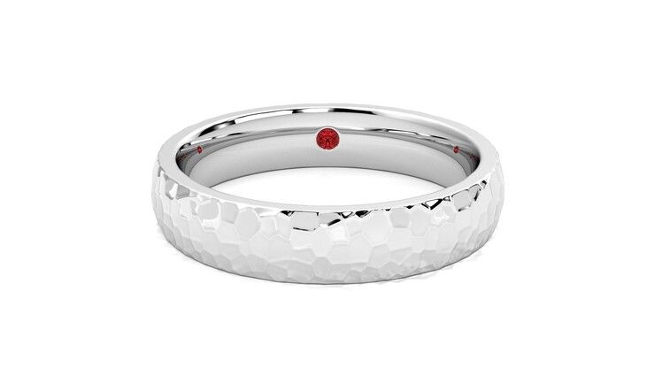 Taylor & Hart Oak Wedding Ring 360 degree image 0