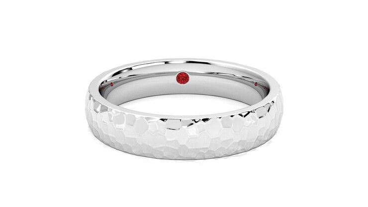 Taylor & Hart Oak Wedding Ring 360 degree image 1