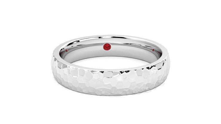 Taylor & Hart Oak Wedding Ring 360 degree image 2