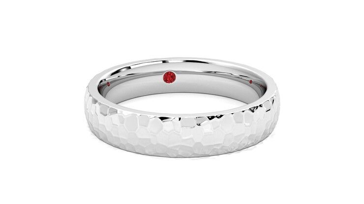 Taylor & Hart Oak Wedding Ring 360 degree image 3