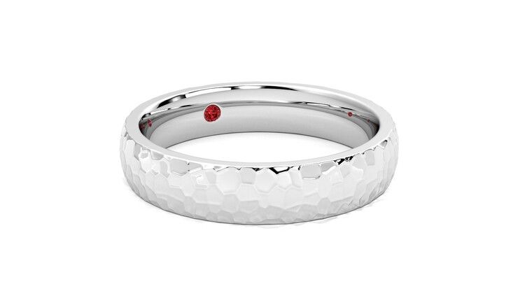 Taylor & Hart Oak Wedding Ring 360 degree image 5