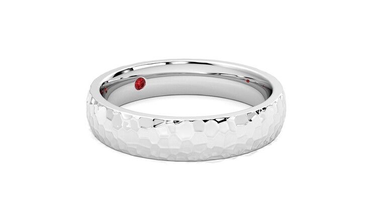 Taylor & Hart Oak Wedding Ring 360 degree image 6