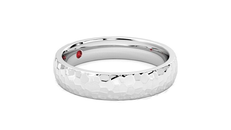 Taylor & Hart Oak Wedding Ring 360 degree image 7