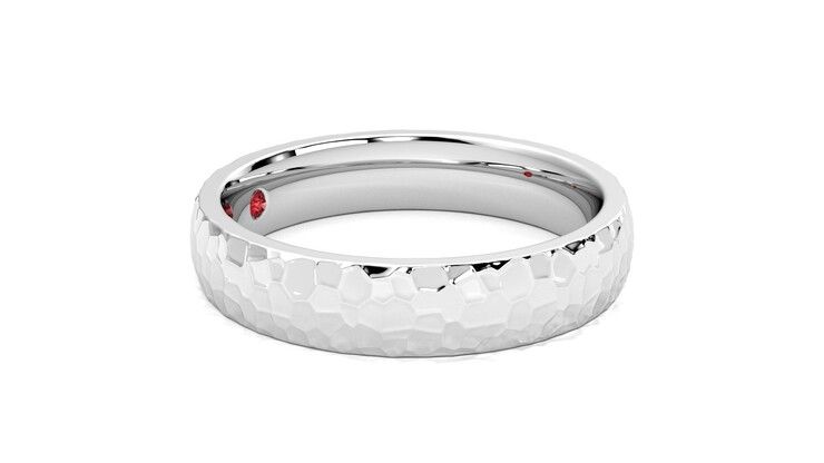 Taylor & Hart Oak Wedding Ring 360 degree image 8