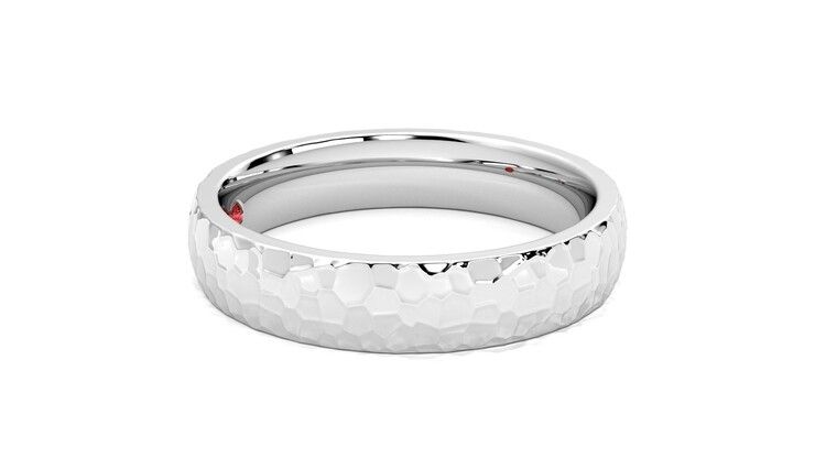 Taylor & Hart Oak Wedding Ring 360 degree image 9