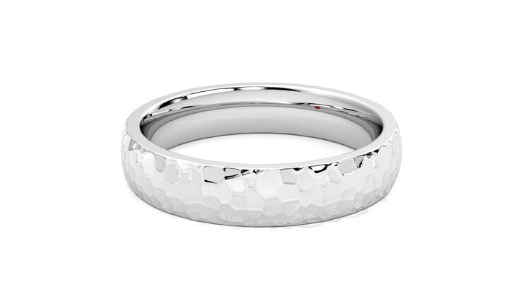 Taylor & Hart Oak Wedding Ring 360 degree image 10