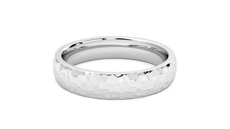 Taylor & Hart Oak Wedding Ring 360 degree image 12
