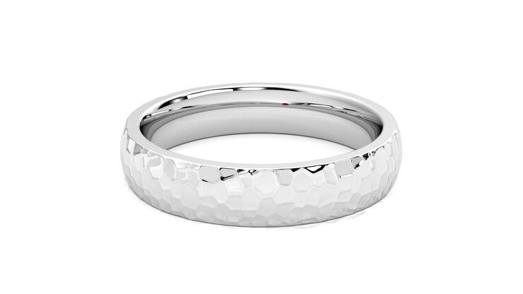 Taylor & Hart Oak Wedding Ring 360 degree image 13