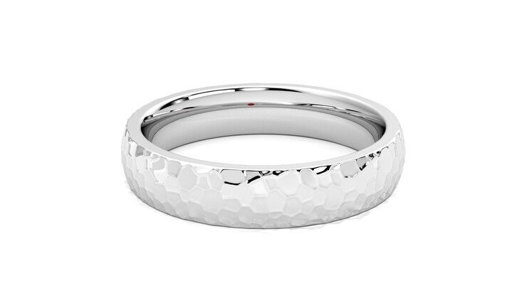 Taylor & Hart Oak Wedding Ring 360 degree image 16