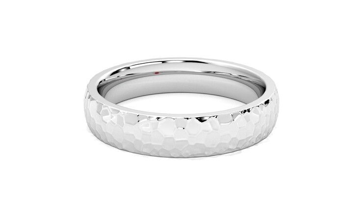 Taylor & Hart Oak Wedding Ring 360 degree image 18