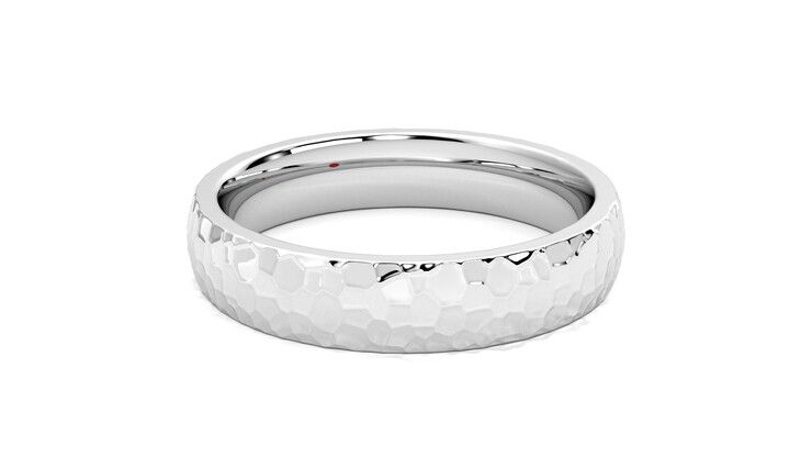 Taylor & Hart Oak Wedding Ring 360 degree image 19