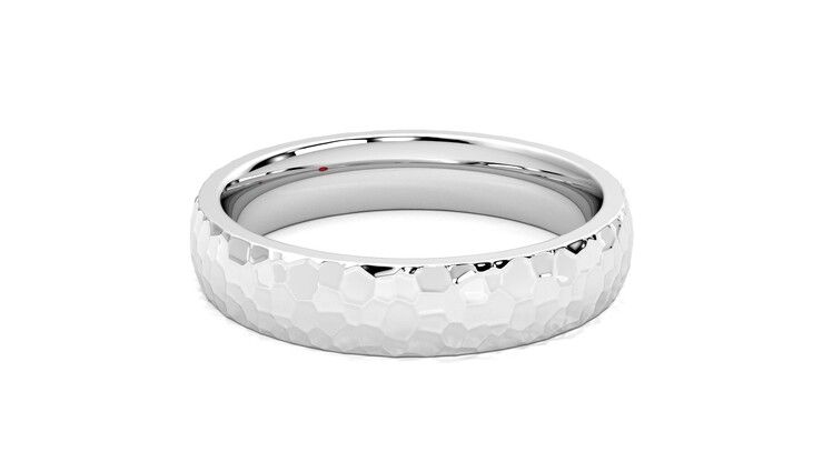 Taylor & Hart Oak Wedding Ring 360 degree image 20