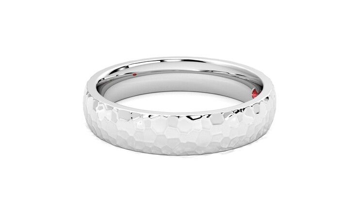 Taylor & Hart Oak Wedding Ring 360 degree image 21