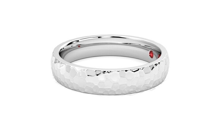 Taylor & Hart Oak Wedding Ring 360 degree image 22