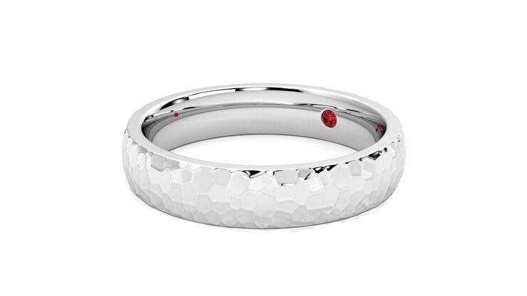 Taylor & Hart Oak Wedding Ring 360 degree image 24