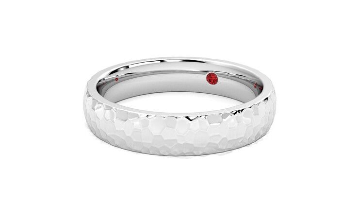 Taylor & Hart Oak Wedding Ring 360 degree image 25