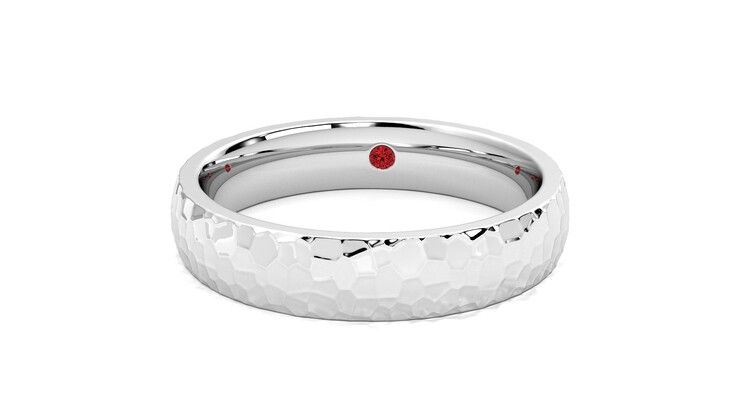 Taylor & Hart Oak Wedding Ring 360 degree image 28