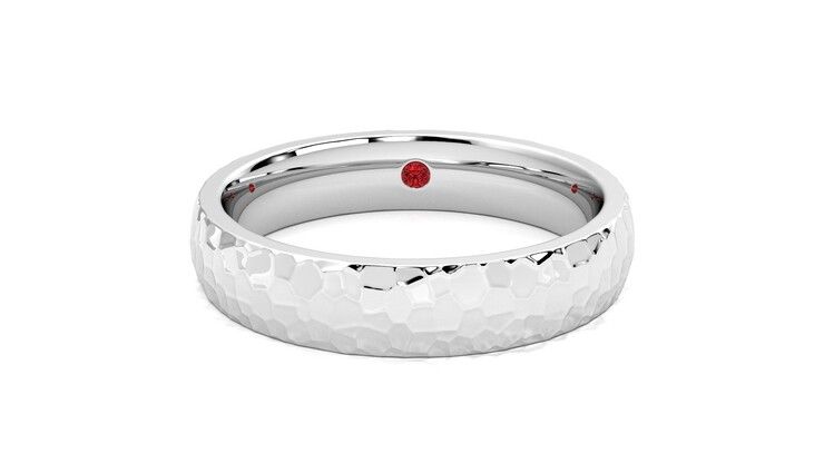 Taylor & Hart Oak Wedding Ring 360 degree image 29