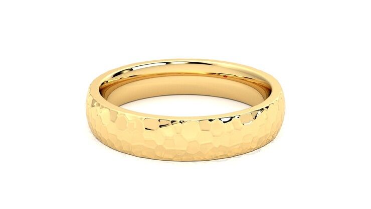 Taylor & Hart Oak Wedding Ring 360 degree image 10
