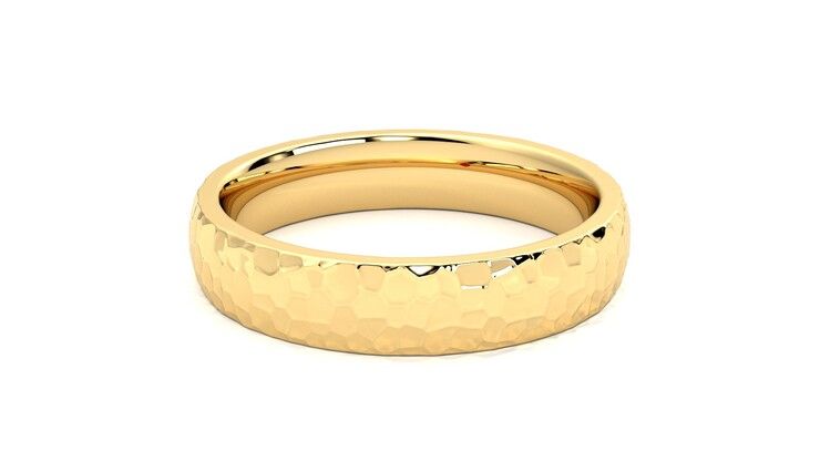 Taylor & Hart Oak Wedding Ring 360 degree image 12