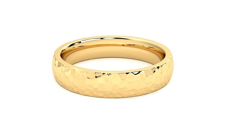 Taylor & Hart Oak Wedding Ring 360 degree image 13