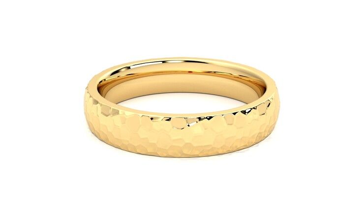Taylor & Hart Oak Wedding Ring 360 degree image 14