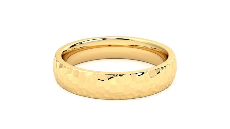 Taylor & Hart Oak Wedding Ring 360 degree image 16