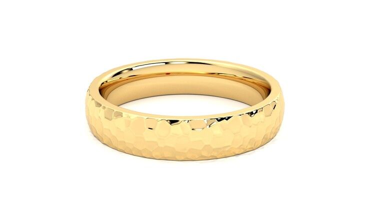 Taylor & Hart Oak Wedding Ring 360 degree image 17
