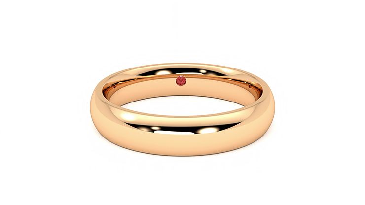 Taylor & Hart Oak Wedding Ring 360 degree image 1