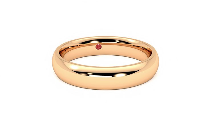 Taylor & Hart Oak Wedding Ring 360 degree image 3