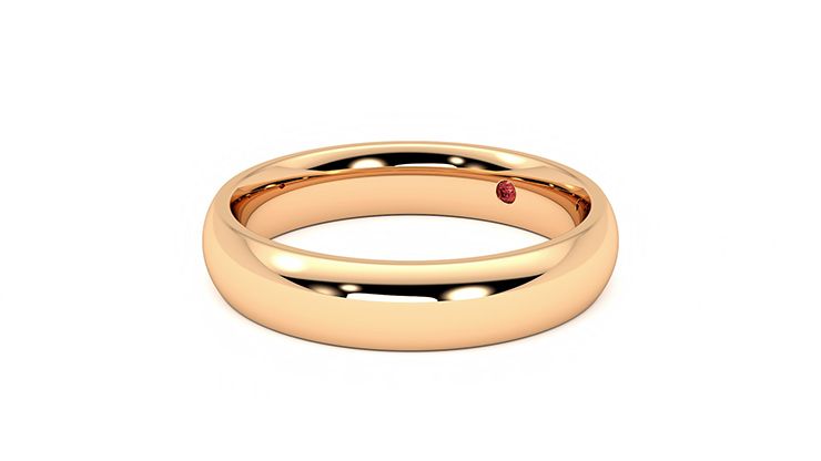 Taylor & Hart Oak Wedding Ring 360 degree image 24