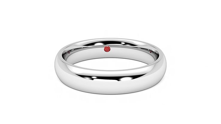 Taylor & Hart Oak Wedding Ring 360 degree image 2