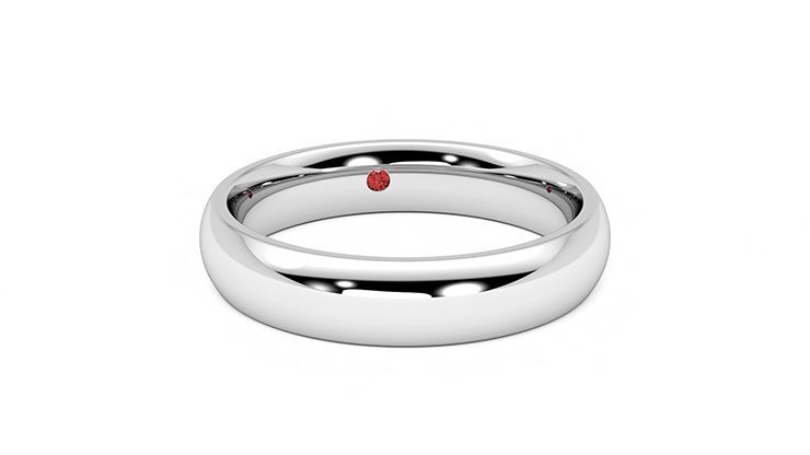 Taylor & Hart Oak Wedding Ring 360 degree image 3