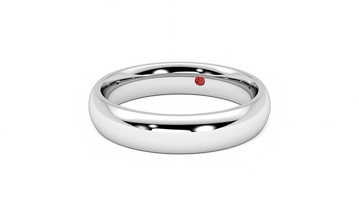 Taylor & Hart Oak Wedding Ring 360 degree image 26