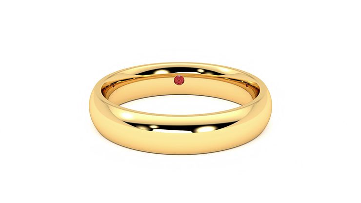 Taylor & Hart Oak Wedding Ring 360 degree image 1