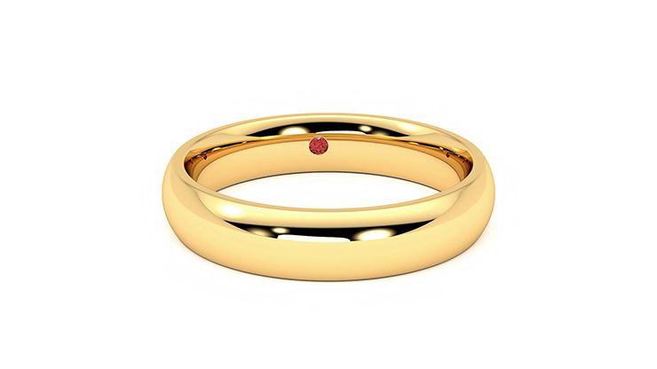 Taylor & Hart Oak Wedding Ring 360 degree image 2
