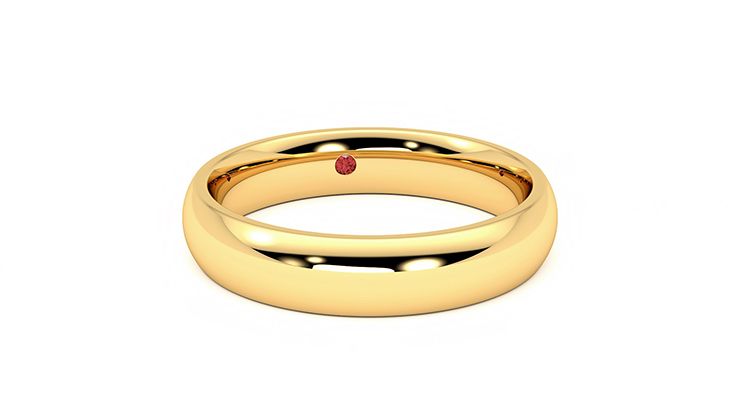 Taylor & Hart Oak Wedding Ring 360 degree image 3