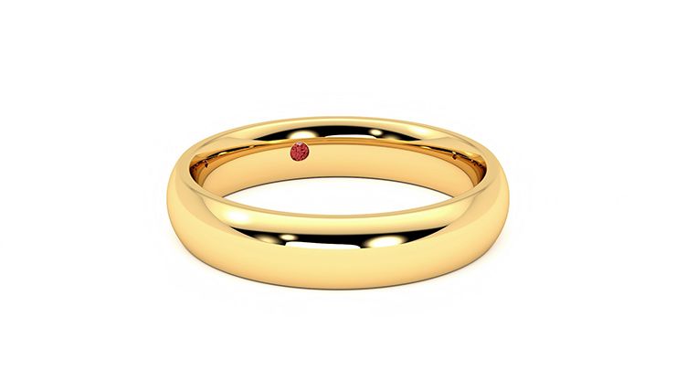 Taylor & Hart Oak Wedding Ring 360 degree image 4