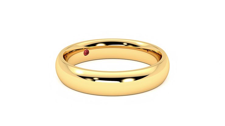 Taylor & Hart Oak Wedding Ring 360 degree image 6