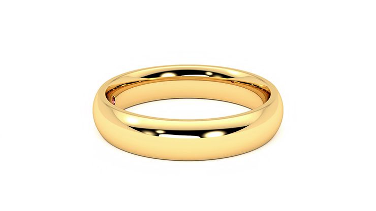 Taylor & Hart Oak Wedding Ring 360 degree image 9