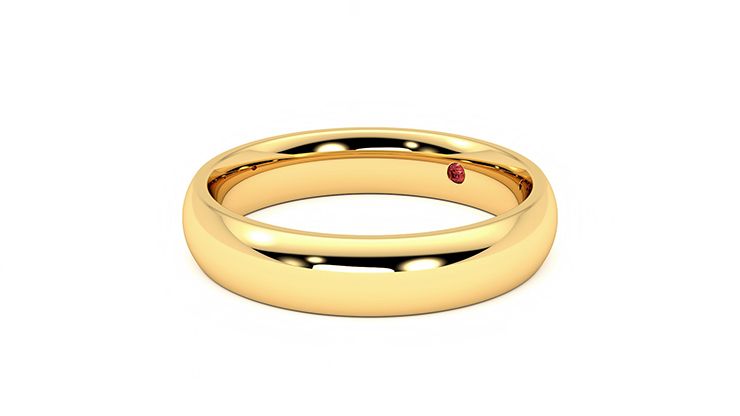 Taylor & Hart Oak Wedding Ring 360 degree image 24