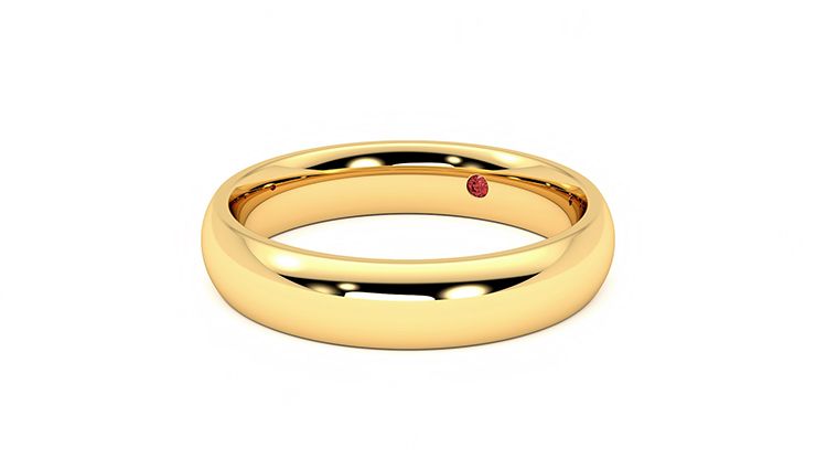 Taylor & Hart Oak Wedding Ring 360 degree image 25