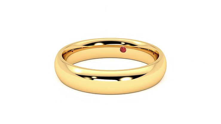 Taylor & Hart Oak Wedding Ring 360 degree image 26